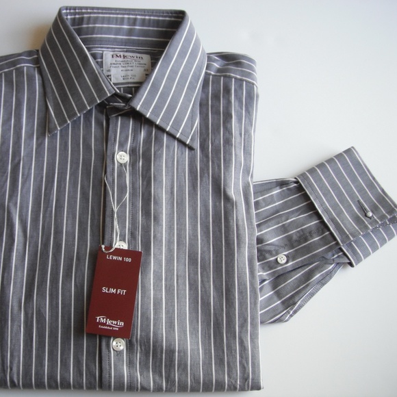 TML NWT Blue Navy Long Sleeve Casual Shirt - Picture 4 of 7